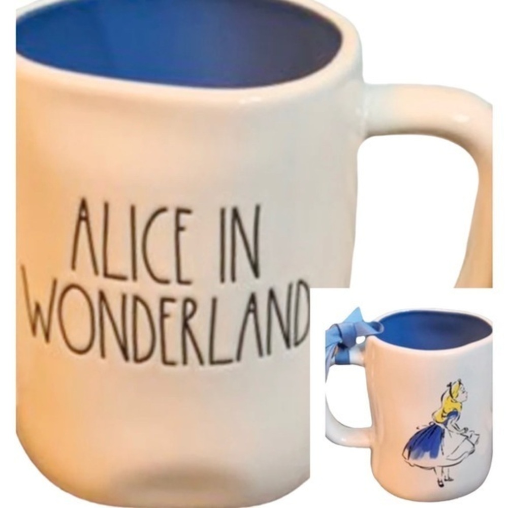 Rae Dunn Disney Alice In Wonderland Mug